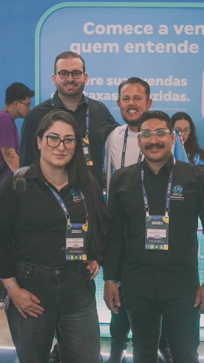No estande da Magalu, Fórum E-Commerce Brasil 2026