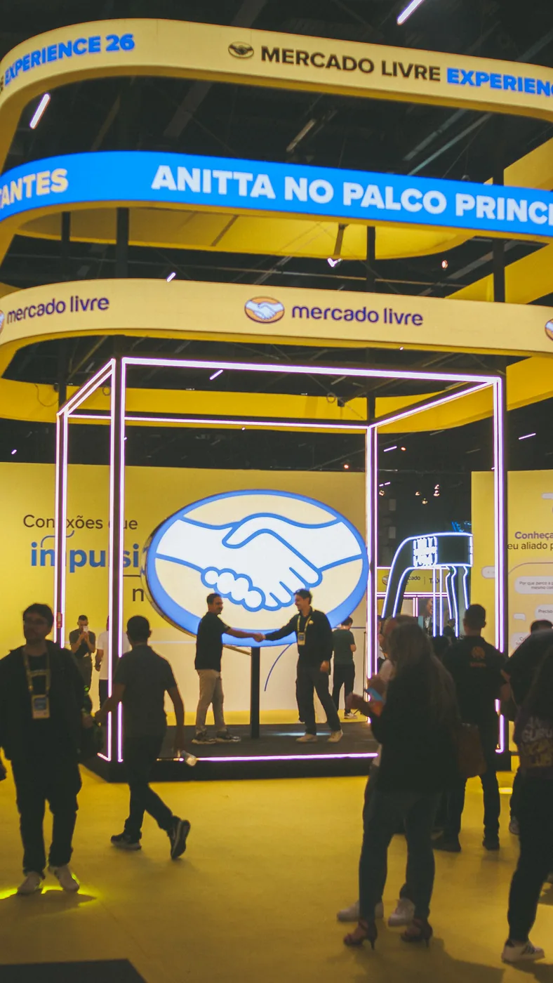 O palco do Mercado Livre Experience 26